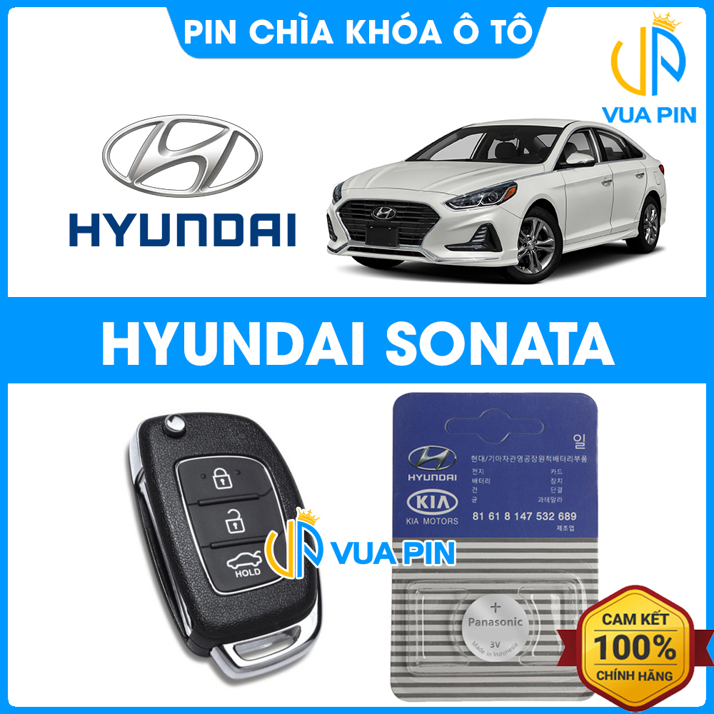 Pin chìa khóa ô tô Hyundai Sonata chính hãng – Pin chìa khóa thông minh Hyundai