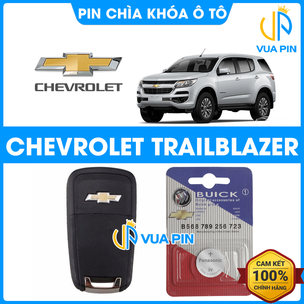 Pin chìa khóa ô tô Chevrolet Trailblazer chính hãng – Pin chìa khóa thông minh Chevrolet