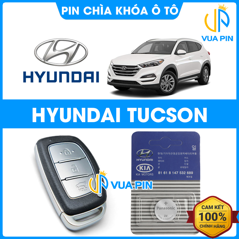 Pin chìa khóa ô tô Hyundai Tucson chính hãng – Pin chìa khóa thông minh Hyundai