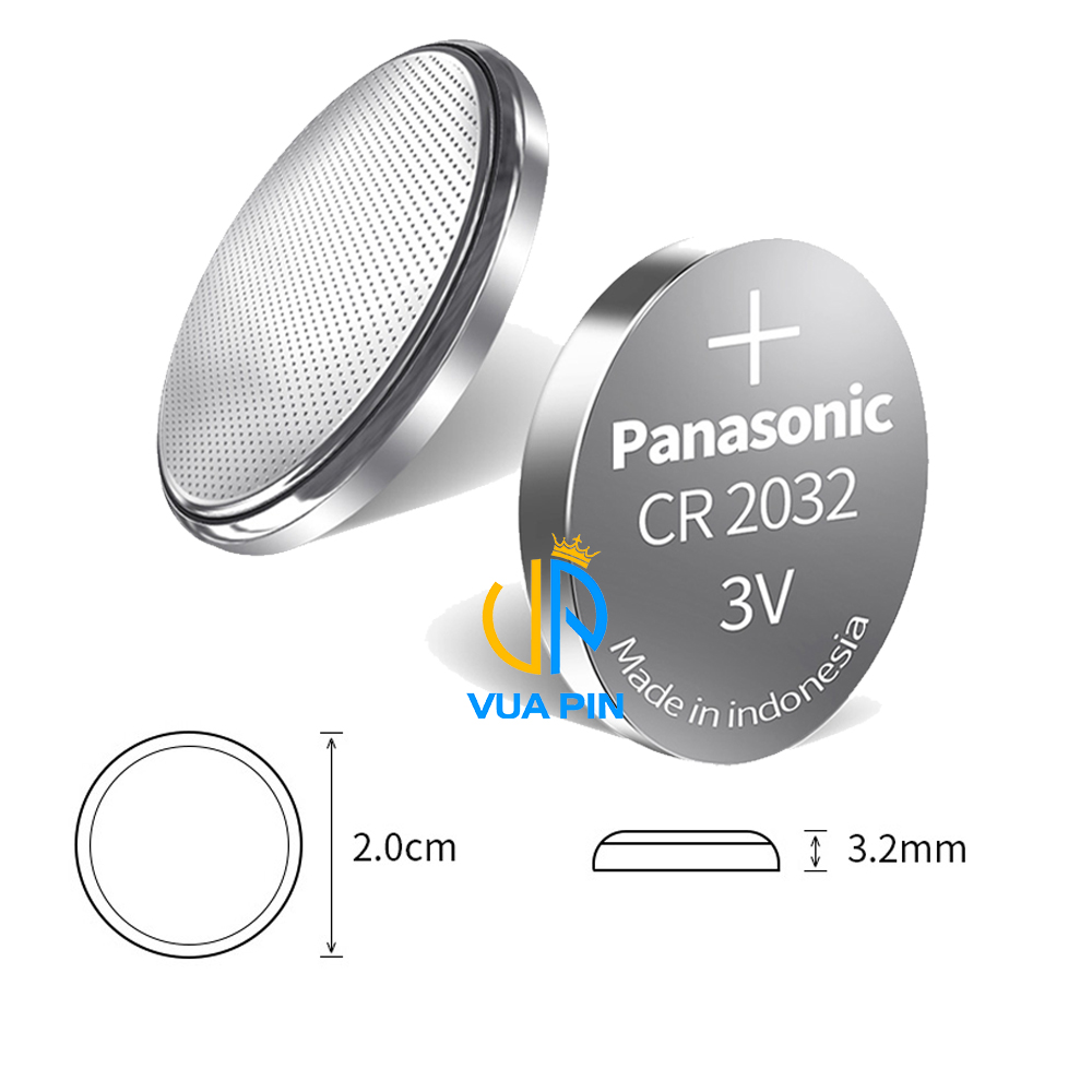 Pin CMOS máy tính, Laptop, Remote, thiết bị điện tử – CR2032 chính hãng Panasonic thumb 2