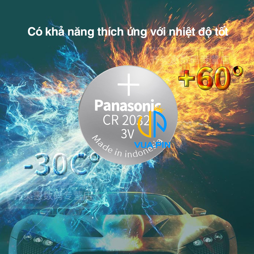 Pin CMOS máy tính, Laptop, Remote, thiết bị điện tử – CR2032 chính hãng Panasonic thumb 3