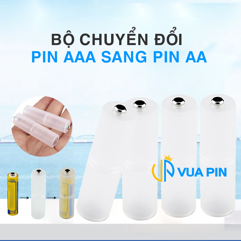 Bộ 4 hộp chuyển đổi pin AAA sang pin AA