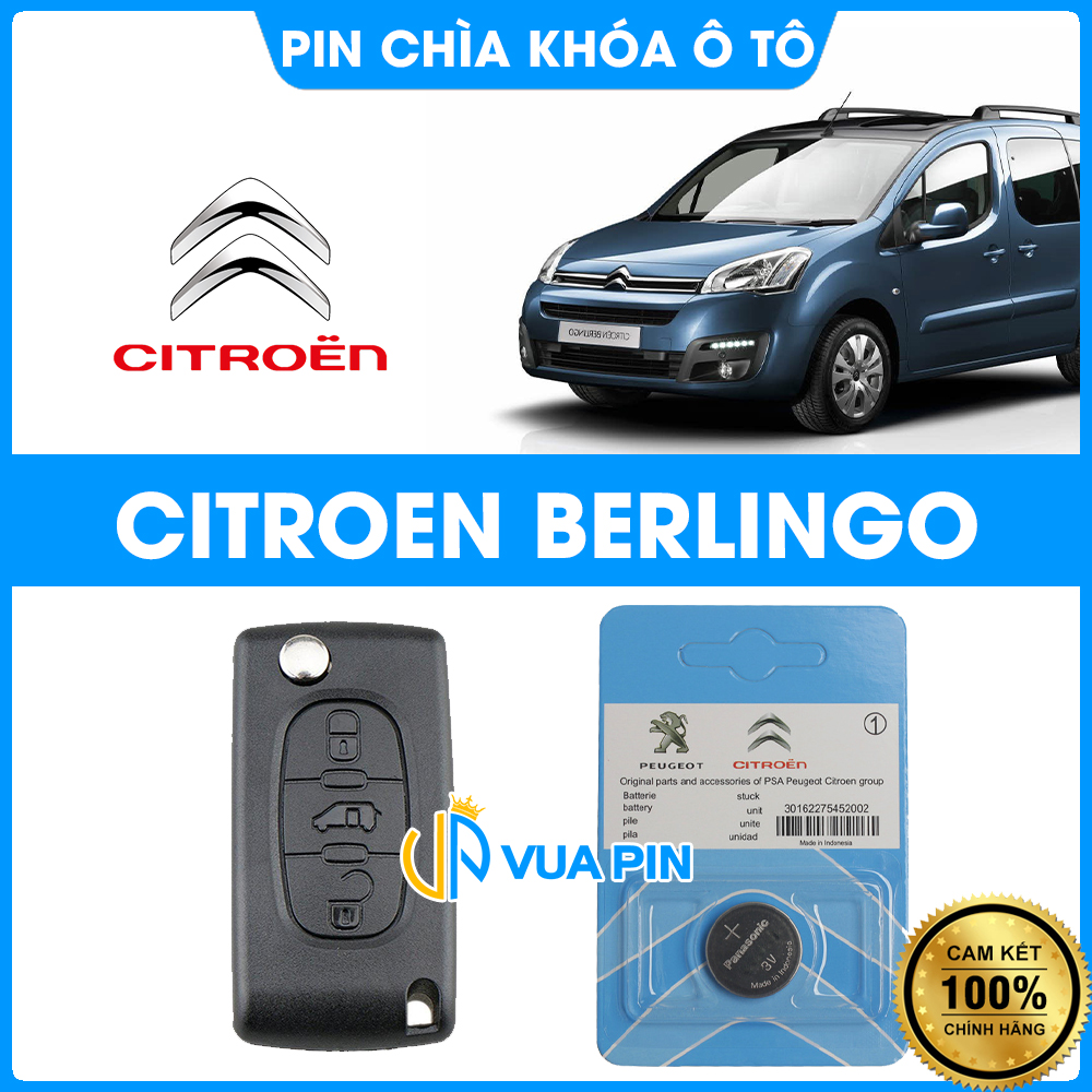 Pin chìa khóa ô tô Citroen Berlingo chính hãng sản xuất Indonesia – Pin chìa khóa Citroen Berlingo