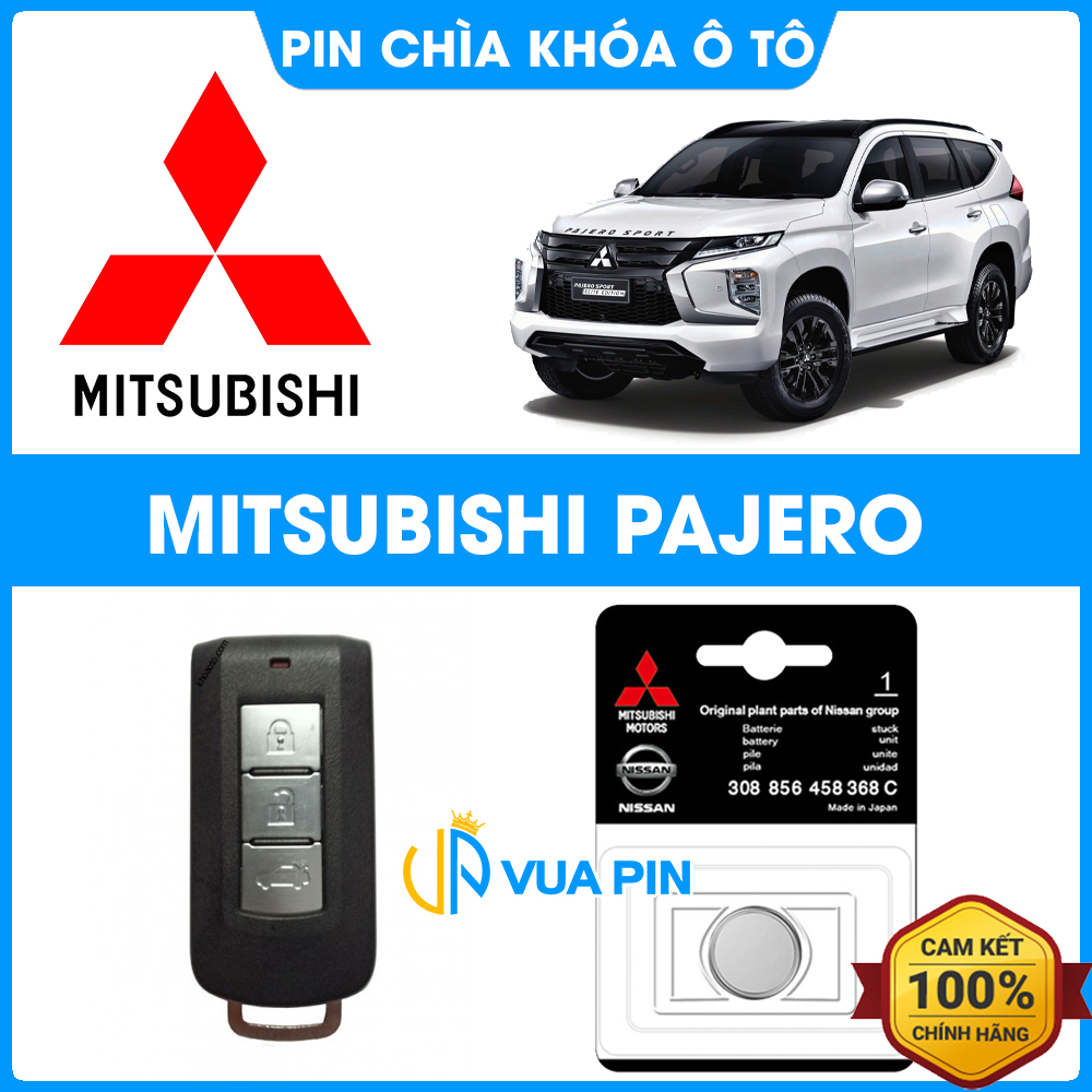Pin chìa khóa ô tô Mitsubishi Pajero chính hãng sản xuất theo công nghệ Nhật Bản – Pin chìa khóa Mitsubishi Pajero