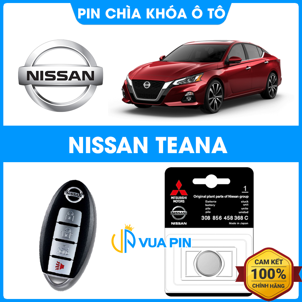 Pin chìa khóa ô tô Nissan Teana chính hãng sản xuất theo công nghệ Nhật Bản – Pin chìa khóa Nissan Teana