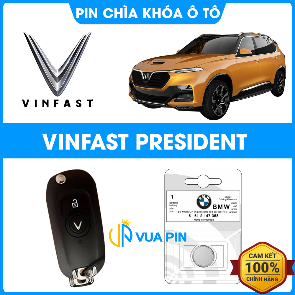 Pin chìa khóa ô tô Vinfast President chính hãng sản xuất theo công nghệ Nhật Bản – Pin chìa khóa Vinfast President