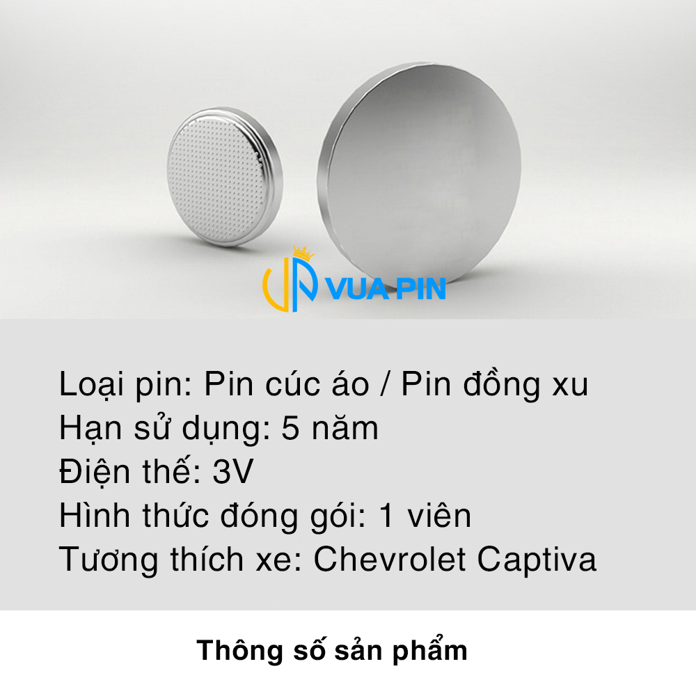 Pin chìa khóa ô tô Chevrolet Corvette chính hãng Chevrolet thumbnail 1