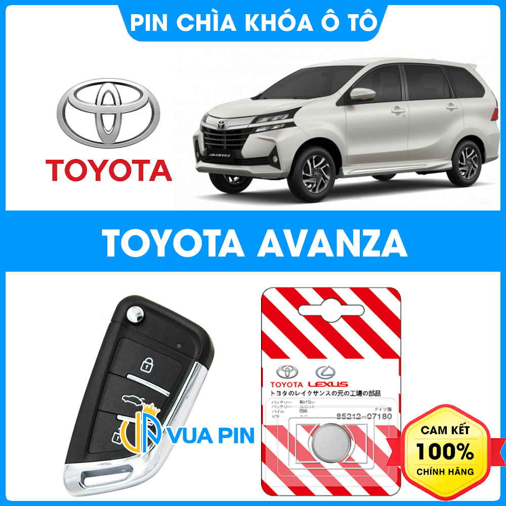 Pin chìa khóa ô tô Toyota Avanza chính hãng Toyota