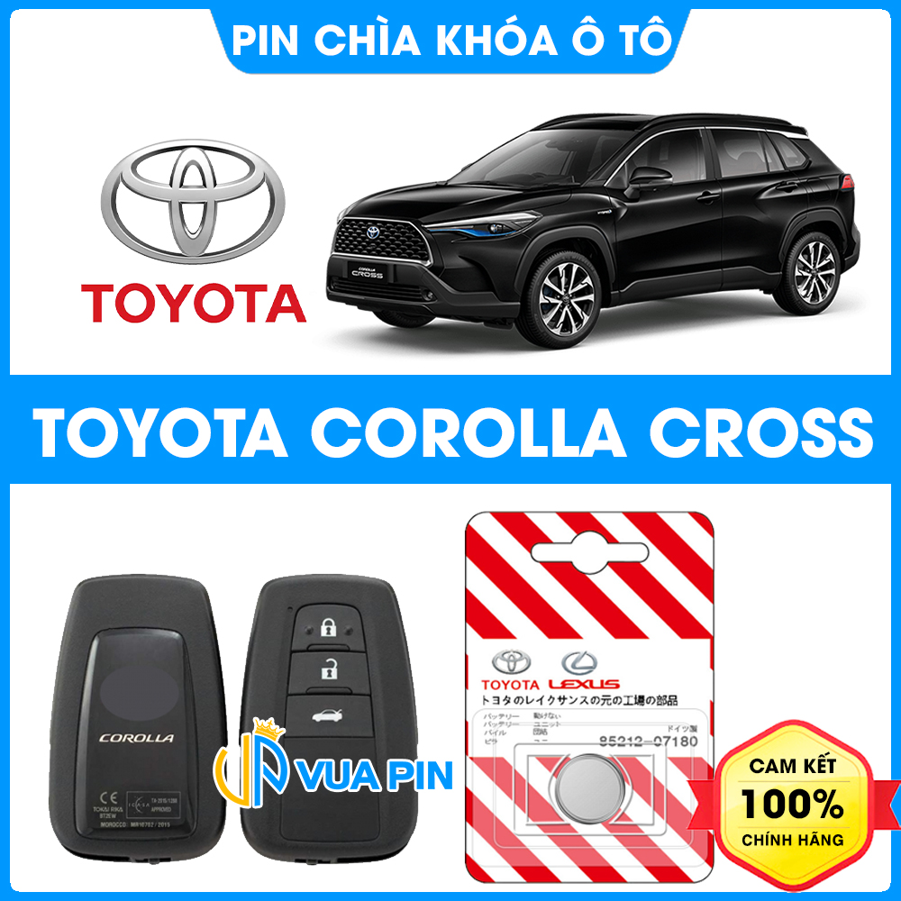 Pin chìa khóa ô tô Toyota Corolla Cross chính hãng Toyota