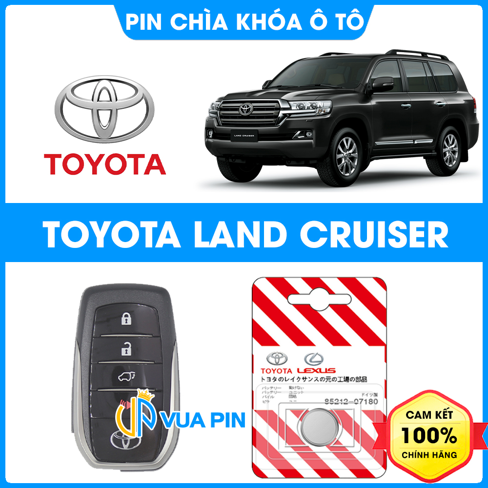 Pin chìa khóa ô tô Toyota Land Cruiser chính hãng Toyota