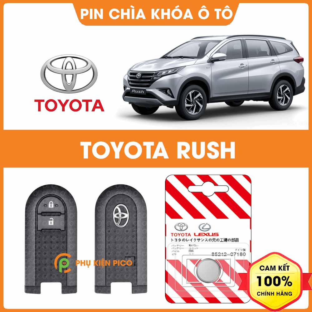 Pin chìa khóa ô tô Toyota Rush chính hãng Toyota